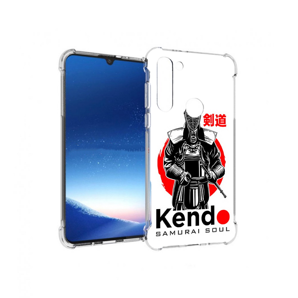 

Чехол MyPads Tocco для Motorola Moto G8 Power рисованый самурай (PT143076.340.581), Прозрачный, Tocco