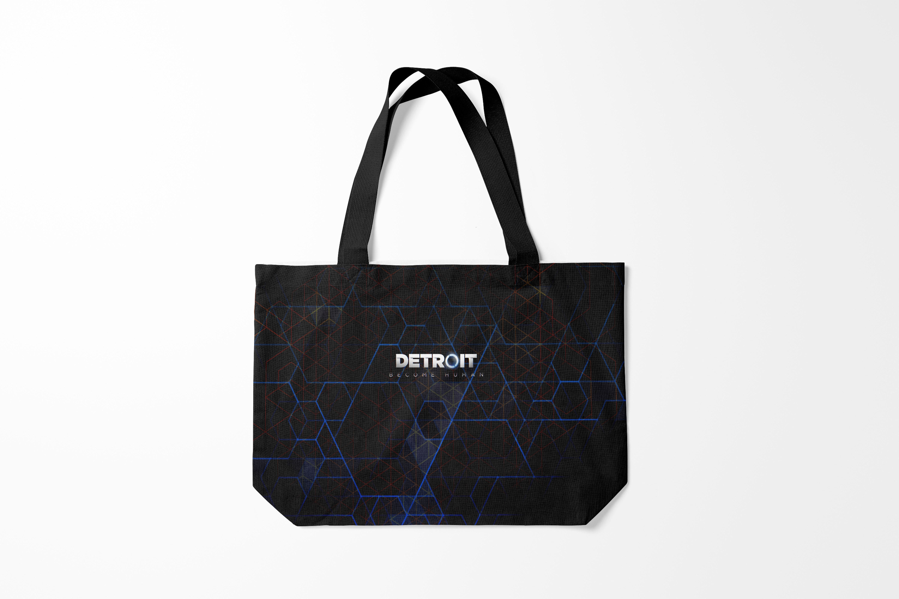 

Сумка шoппер унисекс Burnettie Detroit become human S, черный, Detroit become human S