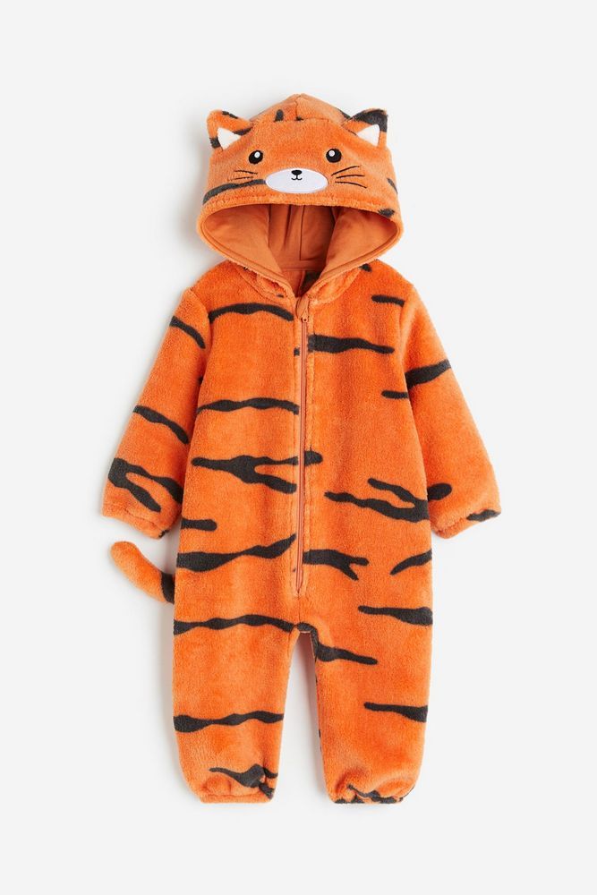 

Комбинезон детский H&M 1203147, Оранжевый, Тигр, 86, 1203147