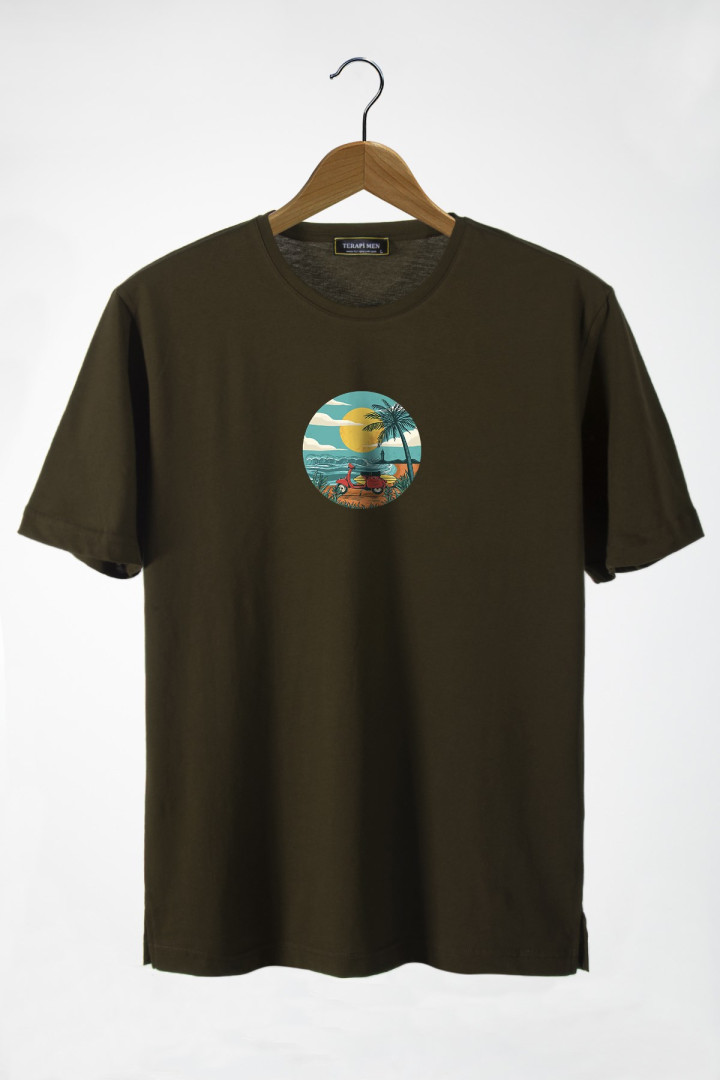 

Футболка женская Terapi Men 26227 зеленая 2XL (доставка из-за рубежа), 26227