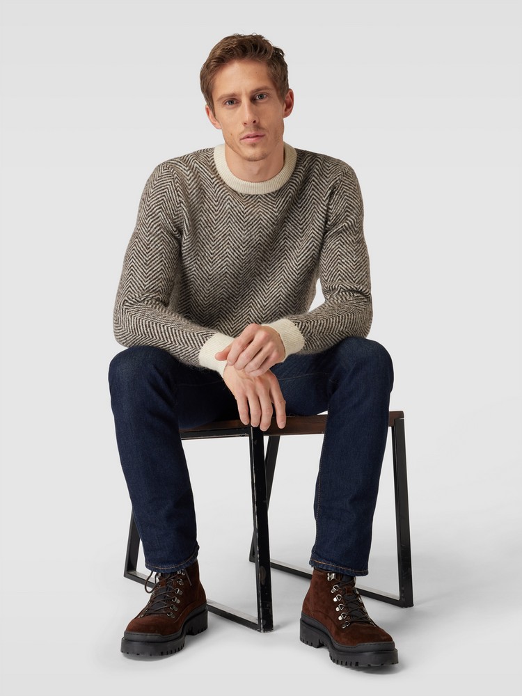 

Джемпер мужской Selected Homme 16086699 коричневый S, 16086699