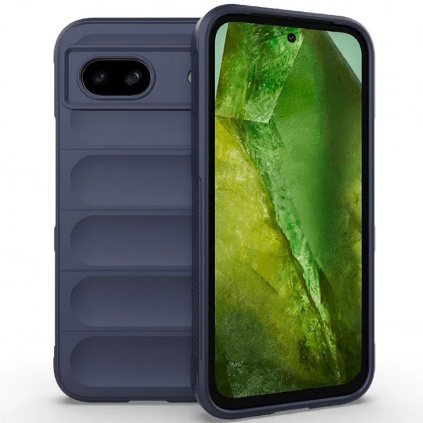 

Чехол RosCase Flex Silicone для Google Pixel 8a с микрофиброй, Синий