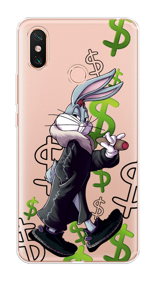 

Чехол на Xiaomi Mi Max 3 "Rich Bugs Bunny", Зеленый;черный;голубой, 34350-6