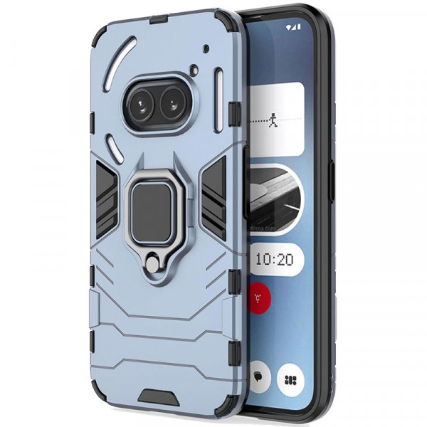 

Чехол RosCase Transformer Ring под магнитный держатель для Nothing Phone 2a, Синий