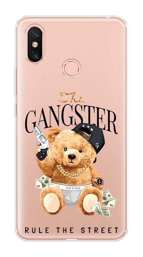 

Чехол на Xiaomi Mi Max 3 "The Gangster", Бежевый;серый;черный, 34350-6