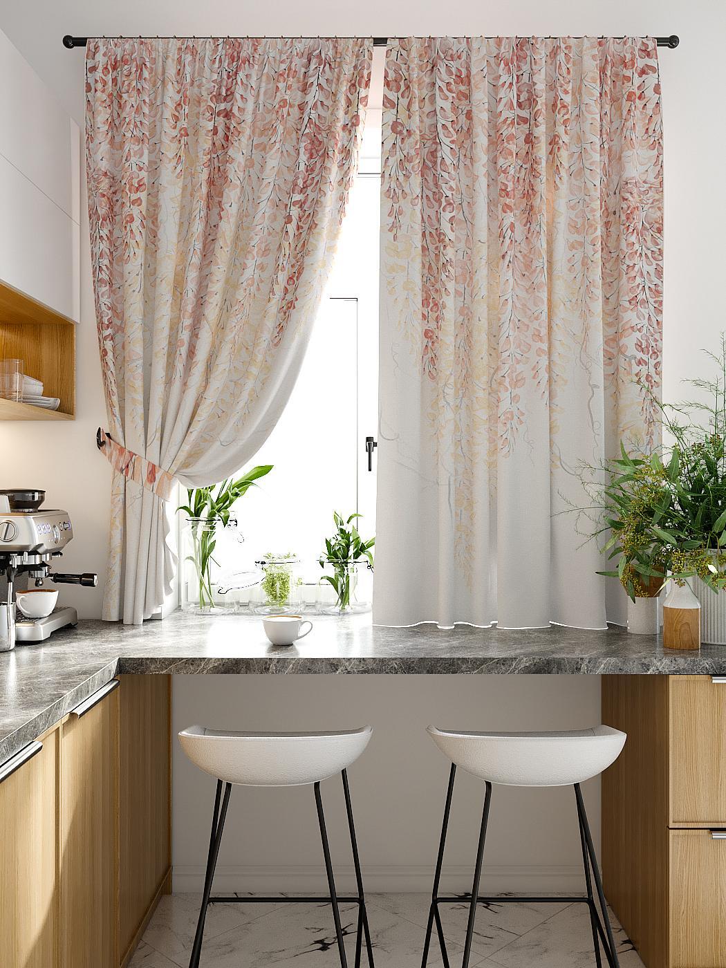 

Комплекты штор AT HOME Шолитан высота 180 см, ширина 150 см, Бежевый, 920408