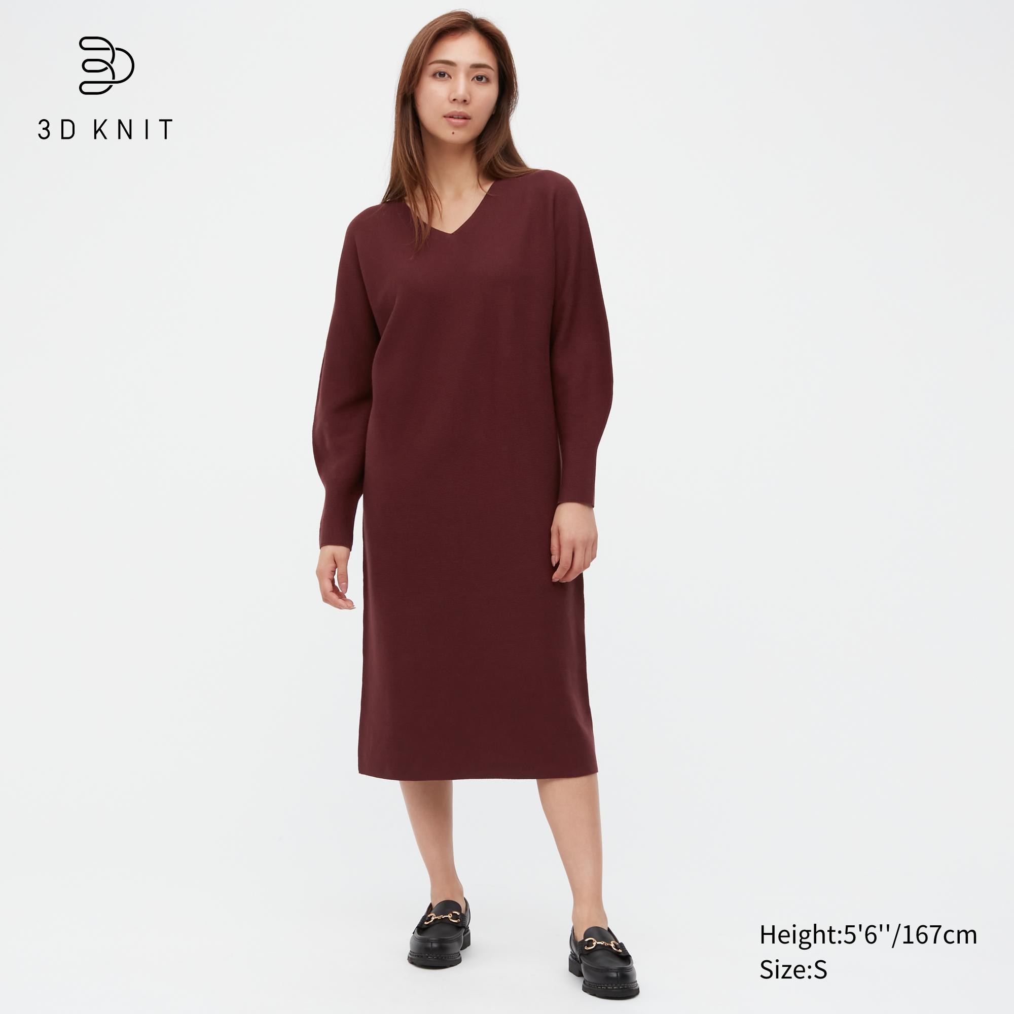 

Платье женское UNIQLO 453214COL19 красное XS (доставка из-за рубежа), 453214COL19