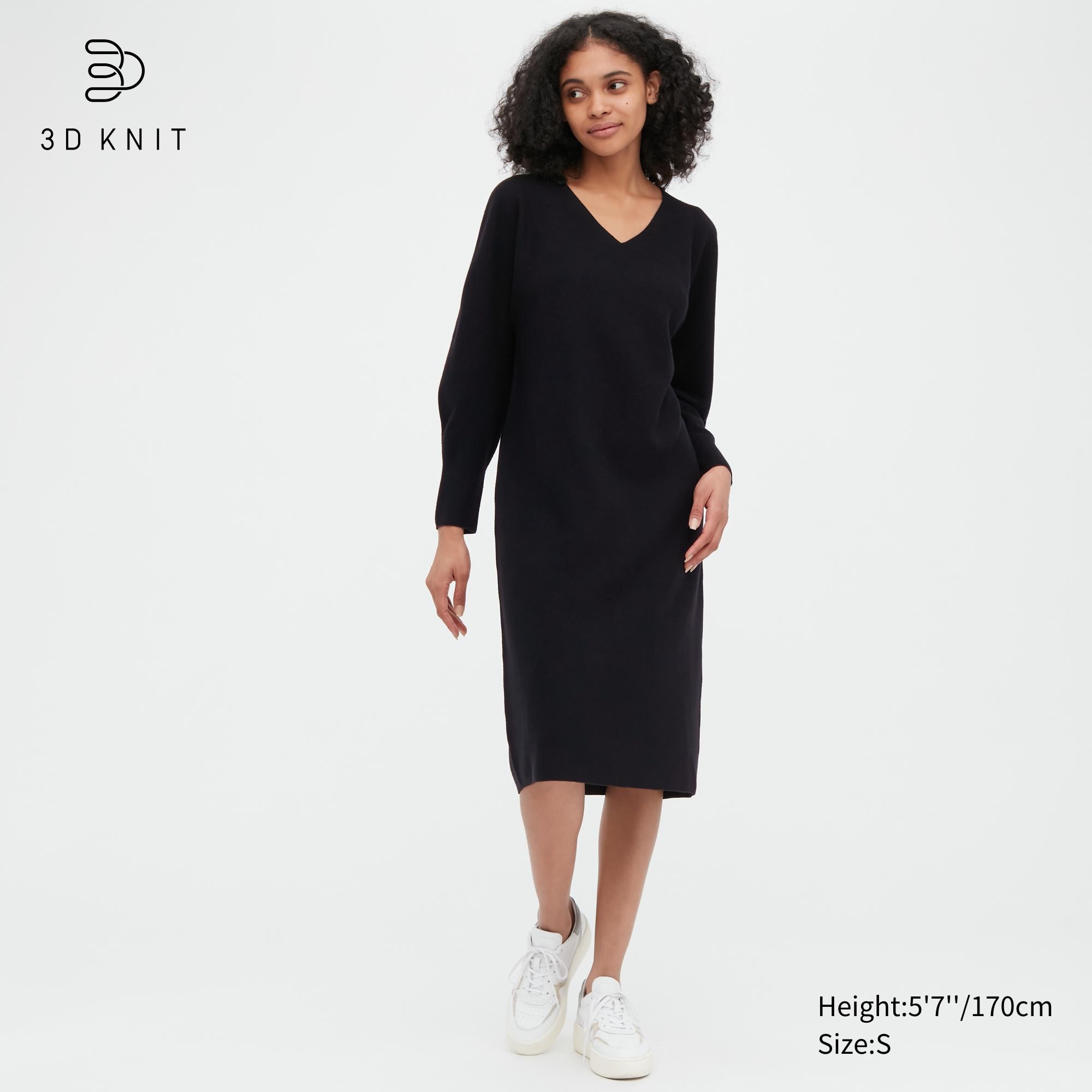 

Платье женское UNIQLO 453214COL09 черное XS (доставка из-за рубежа), 453214COL09