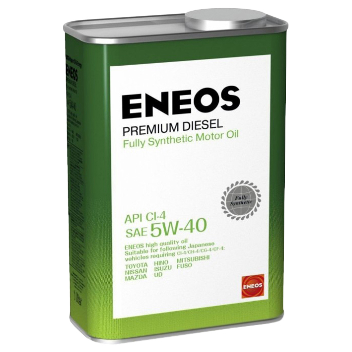 Моторное масло ENEOS синтетическое Premium Diesel Ci-4 5W40 1л