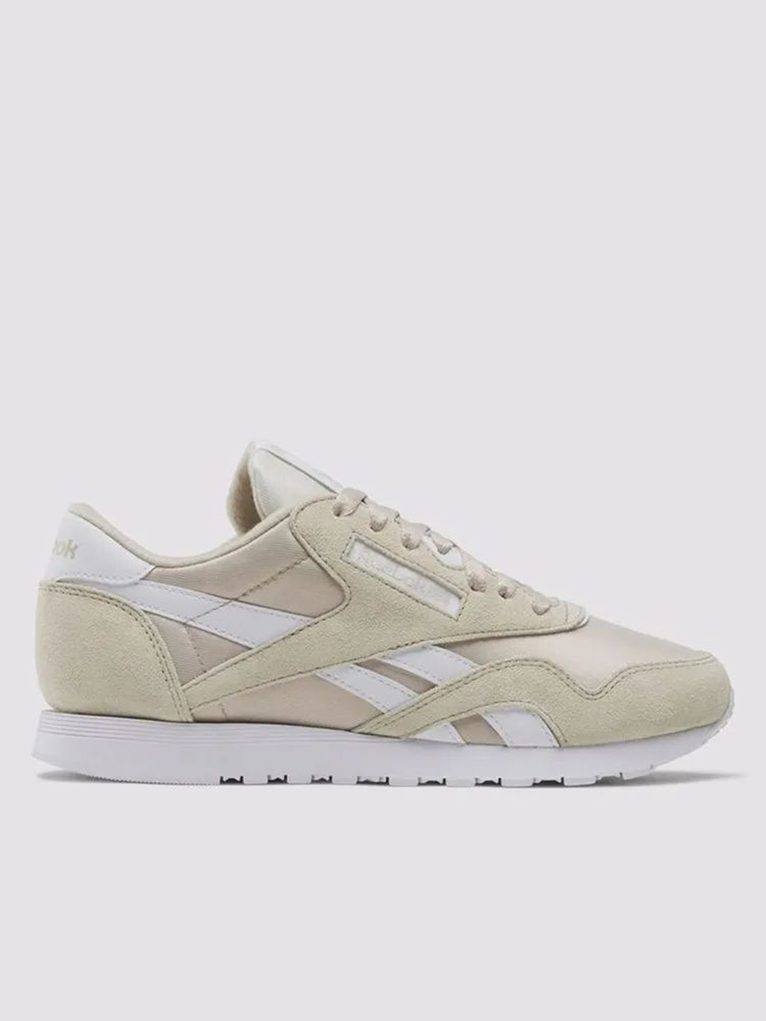 

Кроссовки женские Reebok Classic Nylon 100205113 бежевые 40.5 EU, Бежевый, Classic Nylon