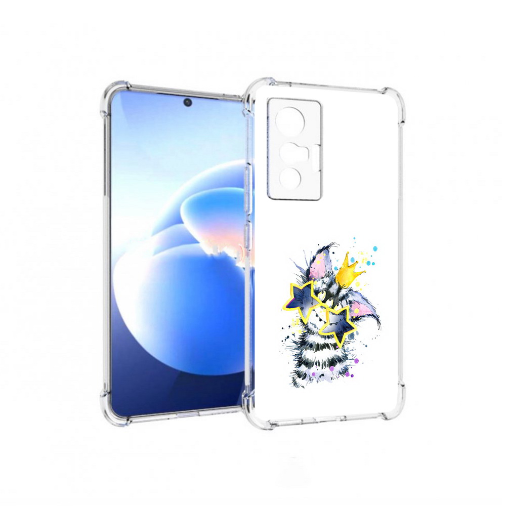 

Чехол MyPads Tocco для Vivo X70 Мартовский Нуся, Прозрачный, Tocco