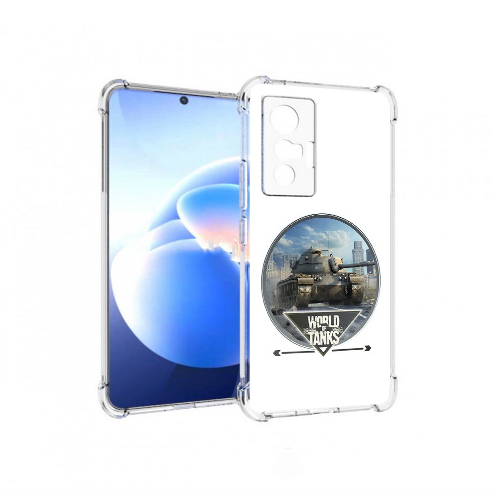 

Чехол MyPads Tocco для Vivo X70 Мир танков, Прозрачный, Tocco