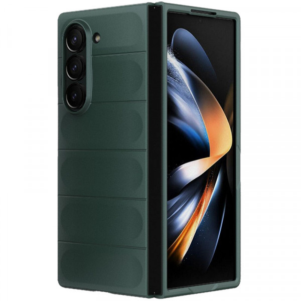 

Чехол RosCase Flex Matte с Soft Touch покрытием для Samsung Galaxy Z Fold 6, Зеленый