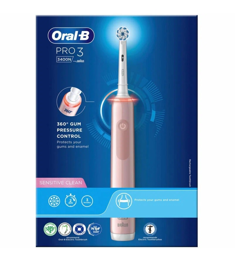 Электрическая зубная щетка Oral-B D505.515.3 розовый