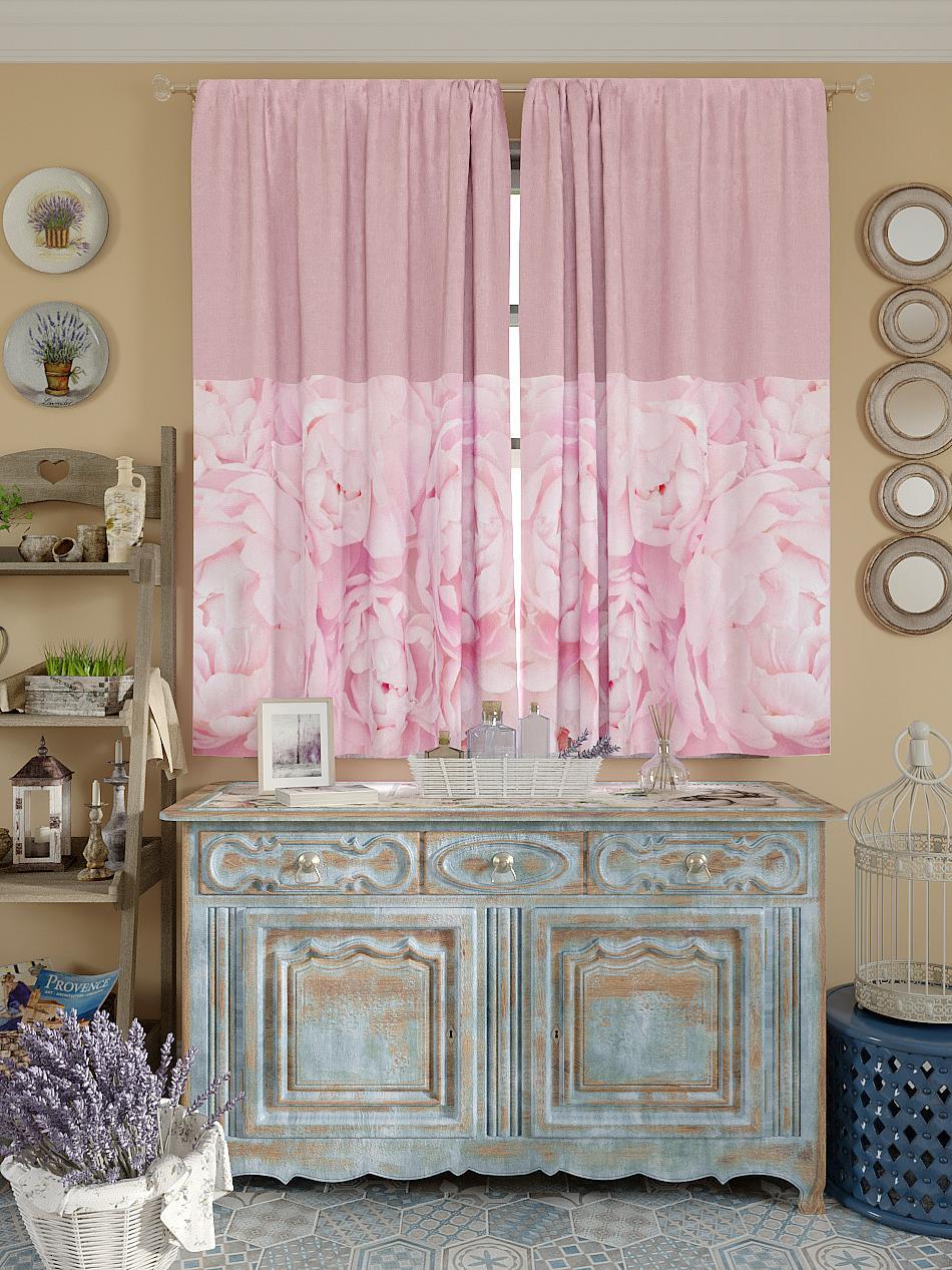 

Комплекты штор AT HOME Фокитис высота 180 см, ширина 150 см, Розовый, 925126
