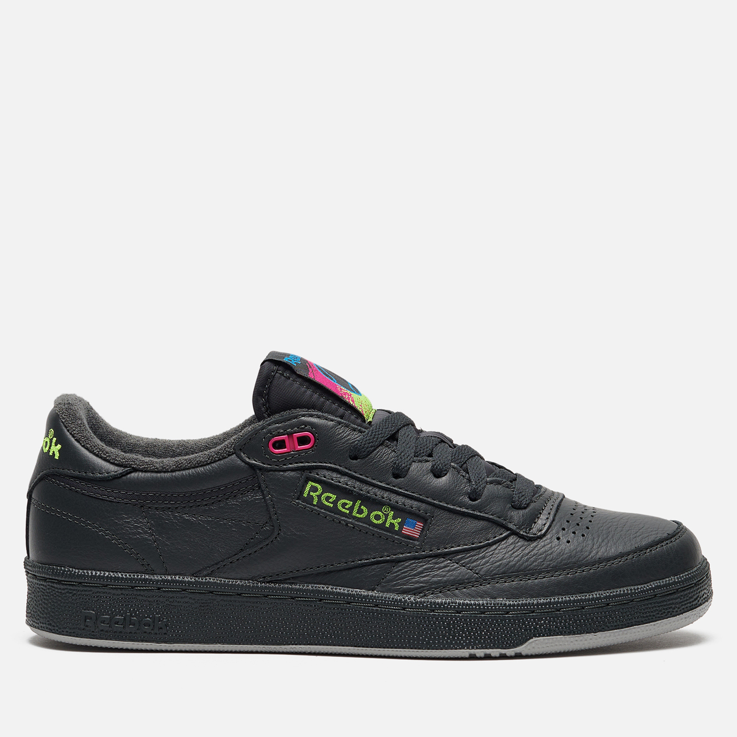 

Кеды женские Reebok Club C 85 Vintage 100201173 черные 36.5 EU, Черный, Club C 85 Vintage