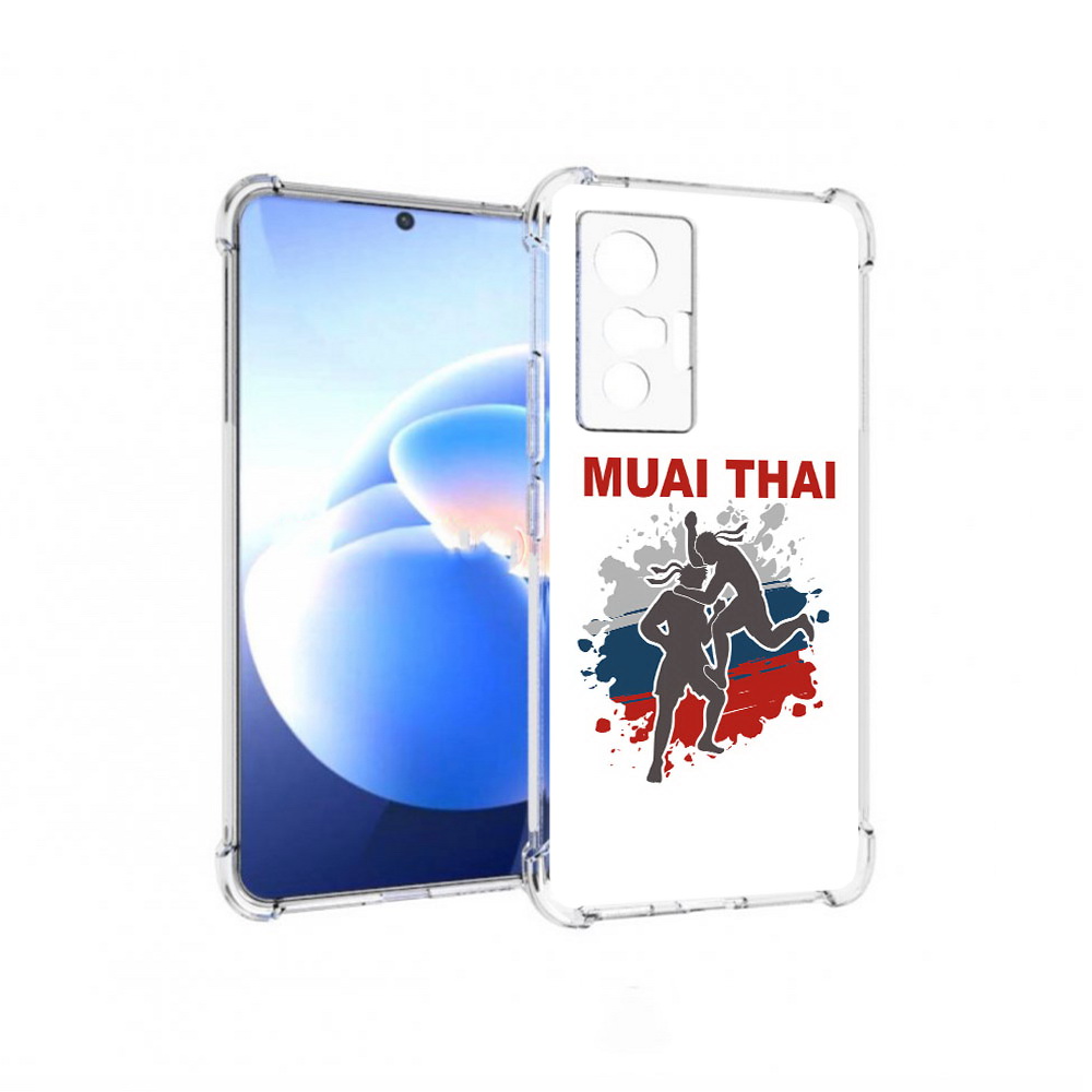 

Чехол MyPads Tocco для Vivo X70 Муайтай, Прозрачный, Tocco
