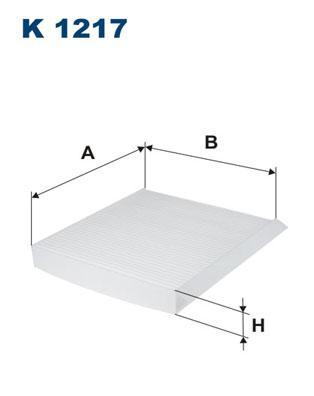 

Фильтр воздушный салона Filtron K1217