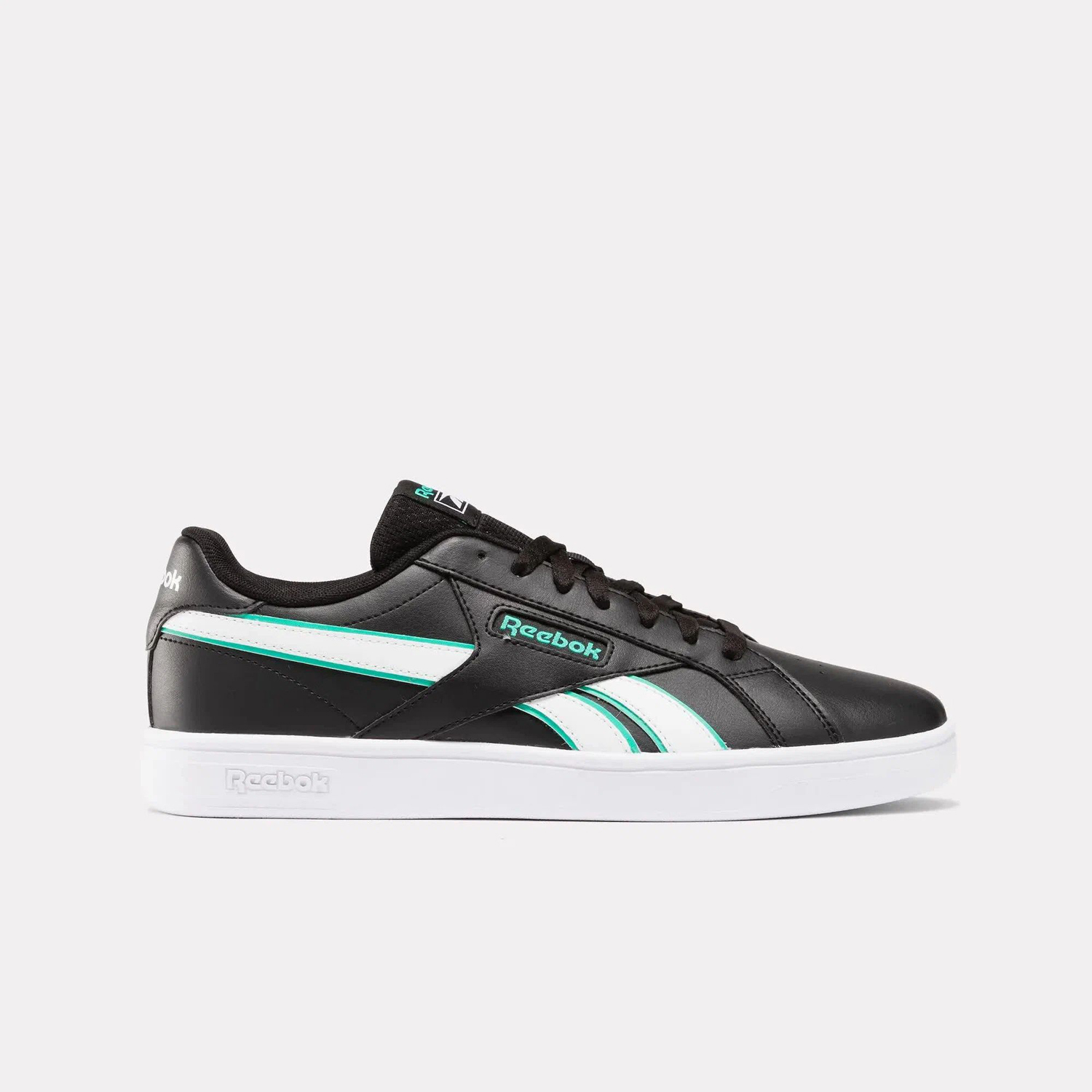 

Кеды унисекс Reebok Court Retro 100202601 черные 35 EU, Черный, Court Retro