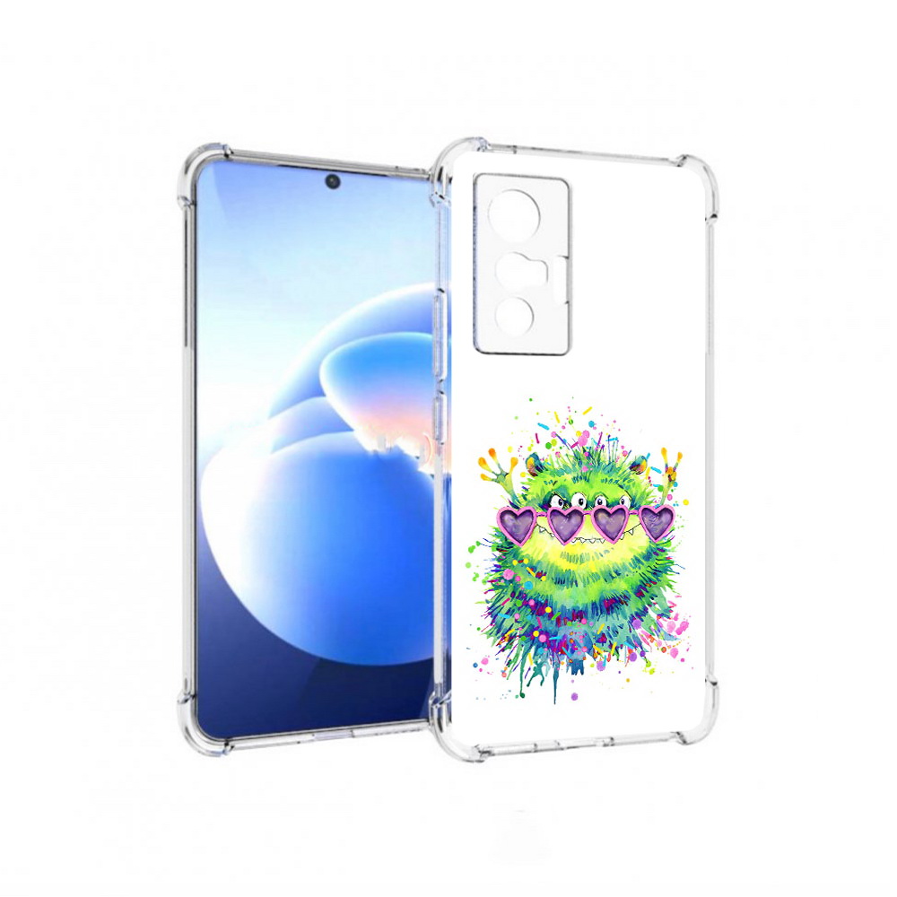 

Чехол MyPads Tocco для Vivo X70 Пушистый персонаж, Прозрачный, Tocco