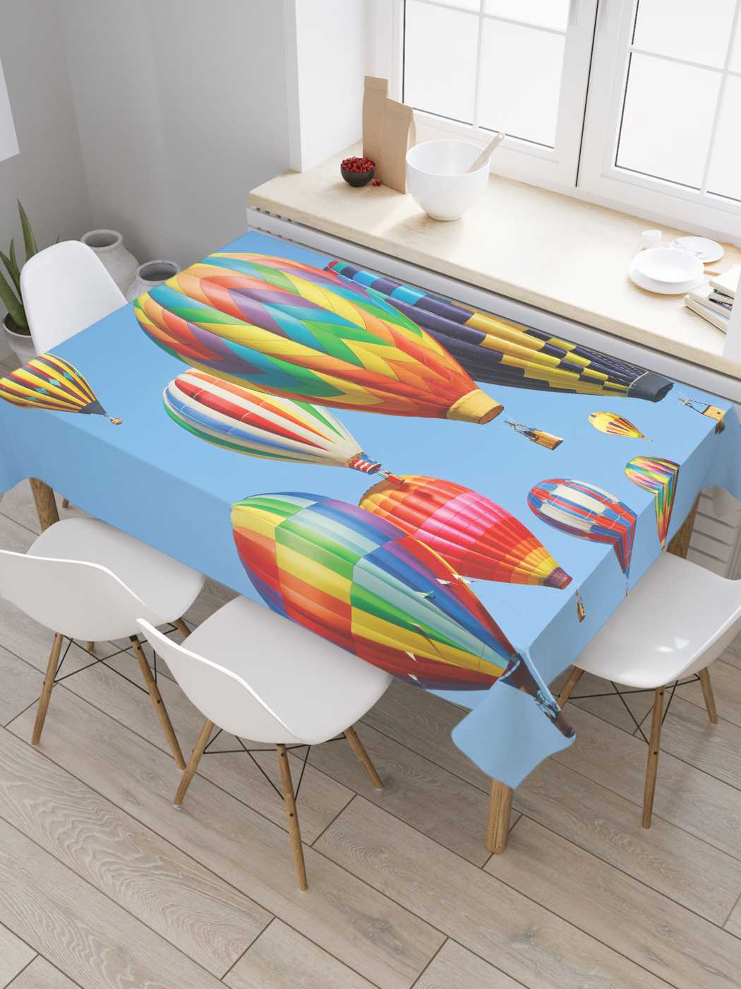 

Скатерть прямоугольная JoyArty "Воздушное пространство" из сатена, 180x145 см, Красный, Воздушное пространство