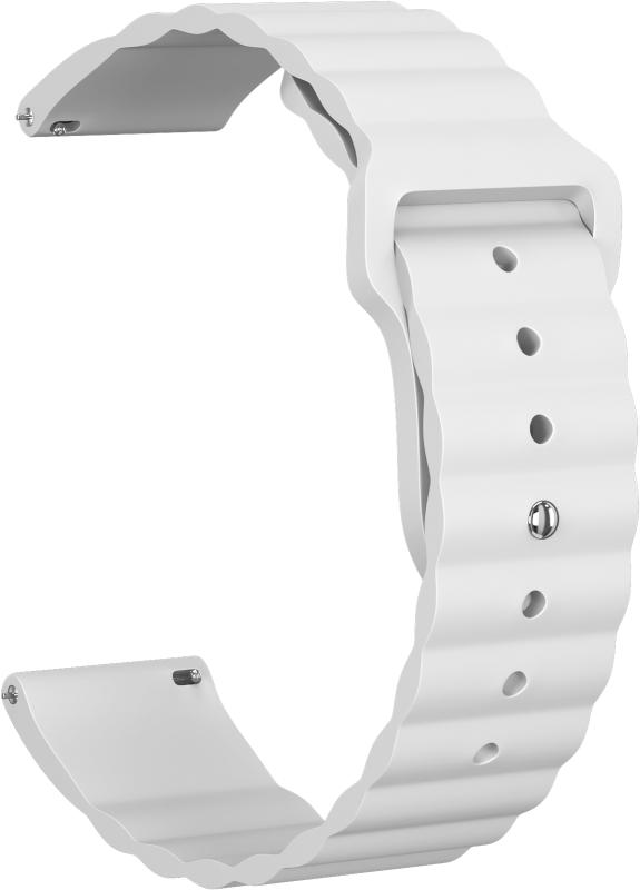 

Ремешок силиконовый GSMIN Dump 20 для Amazfit GTS 3 (Белый)