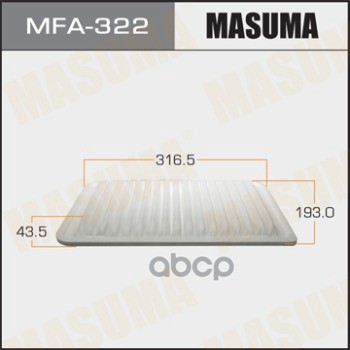 

Фильтр воздушный MASUMA mfa322