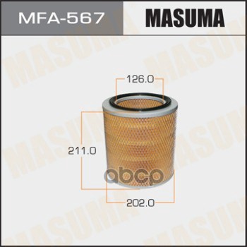 

MFA-567_фильтр воздушный! Ford Fiesta/Fusion 1.3/1.4/1.6 01>, Mazda 2 all 03>