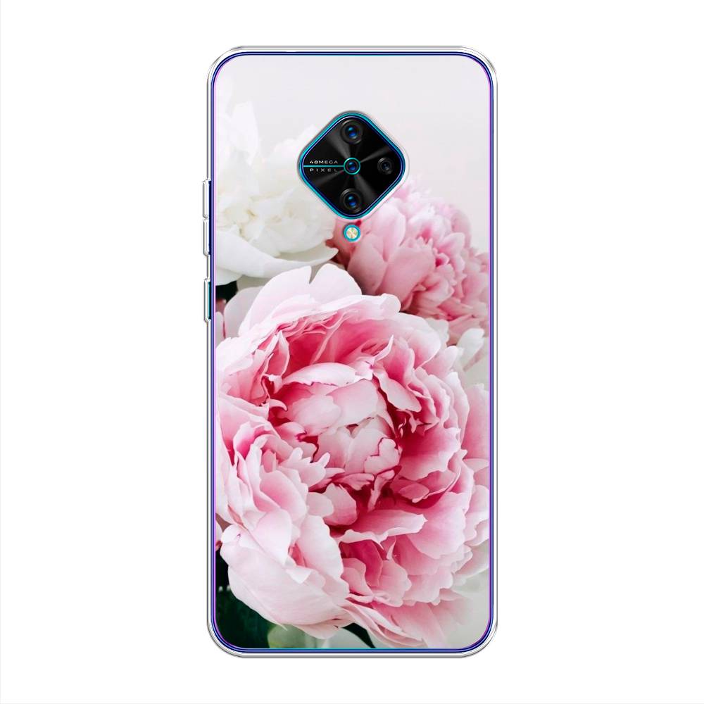 

Чехол для Vivo V17/Y9s "Розовые и белые пионы", Розовый;белый, 261550-2