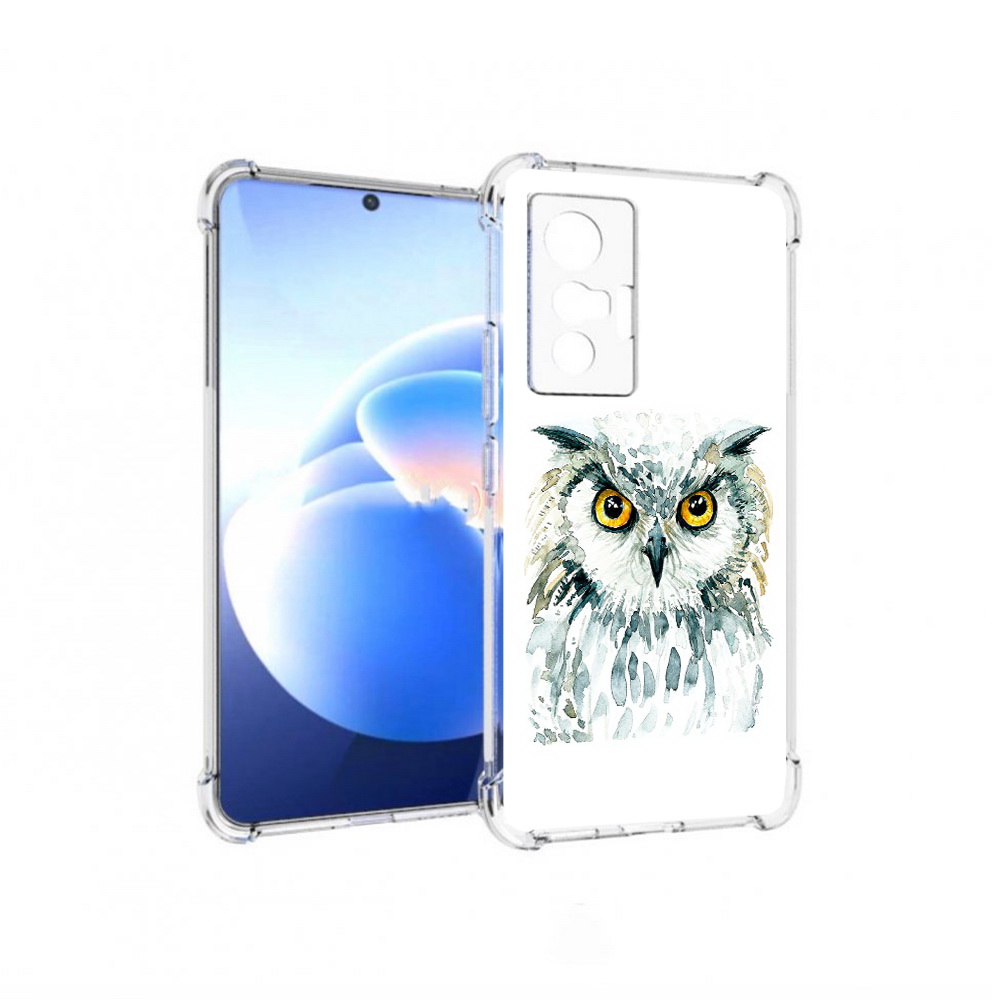 Чехол MyPads Tocco для Vivo X70 Серьезная сова