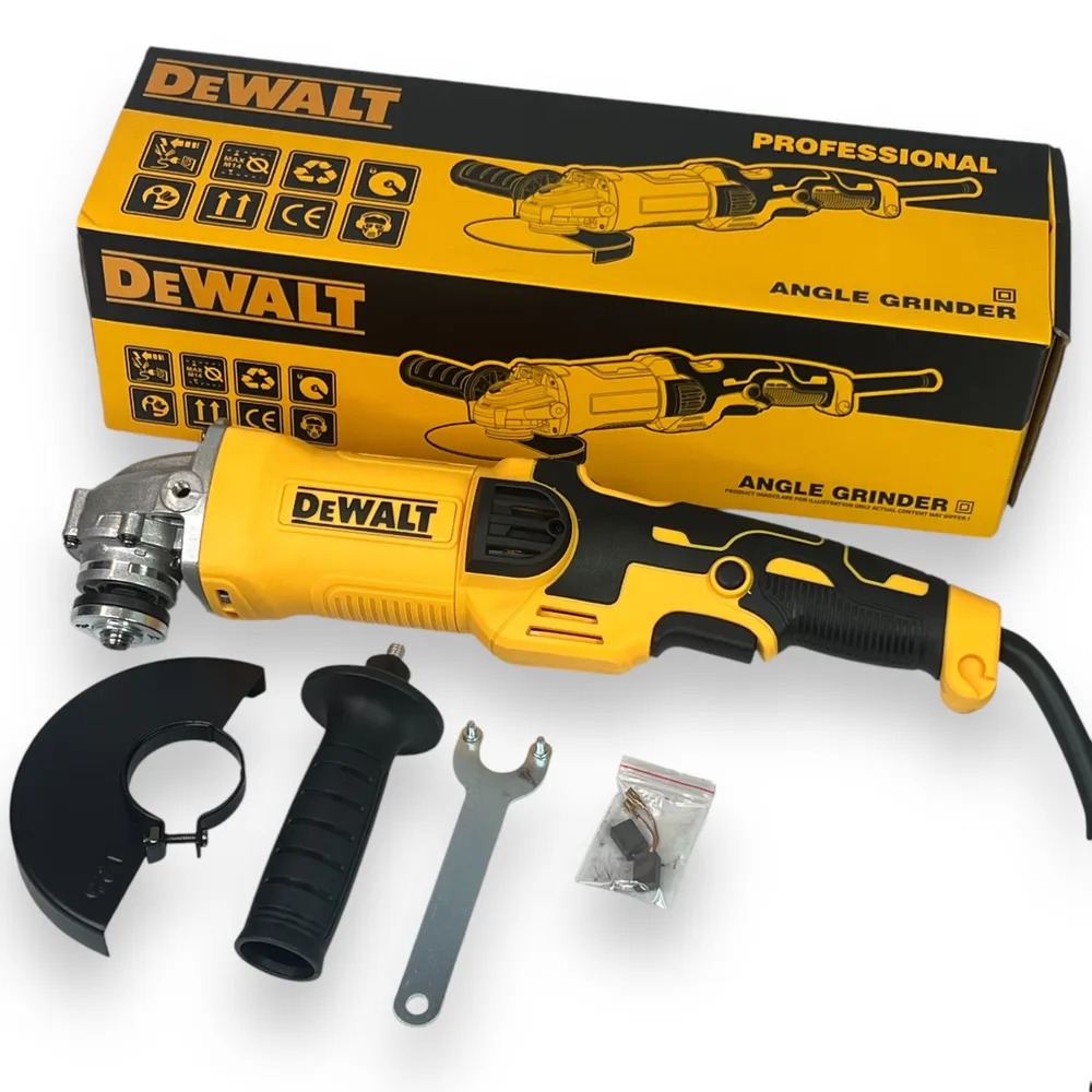 Угловая шлифовальная машина DeWALT DW4075 с регулировкой оборотов 1650W 125мм