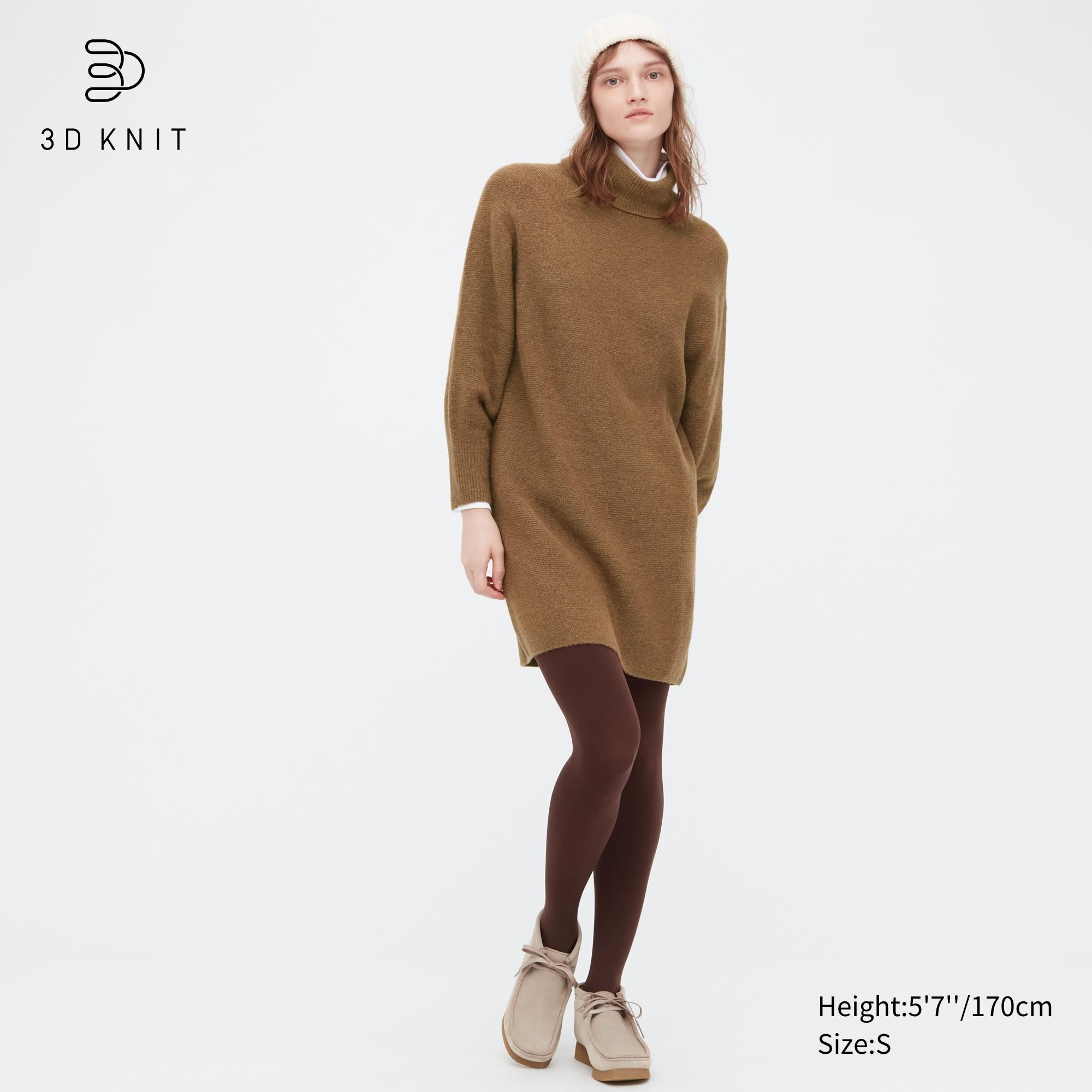 

Платье женское UNIQLO 453320COL35 коричневое XS (доставка из-за рубежа), 453320COL35