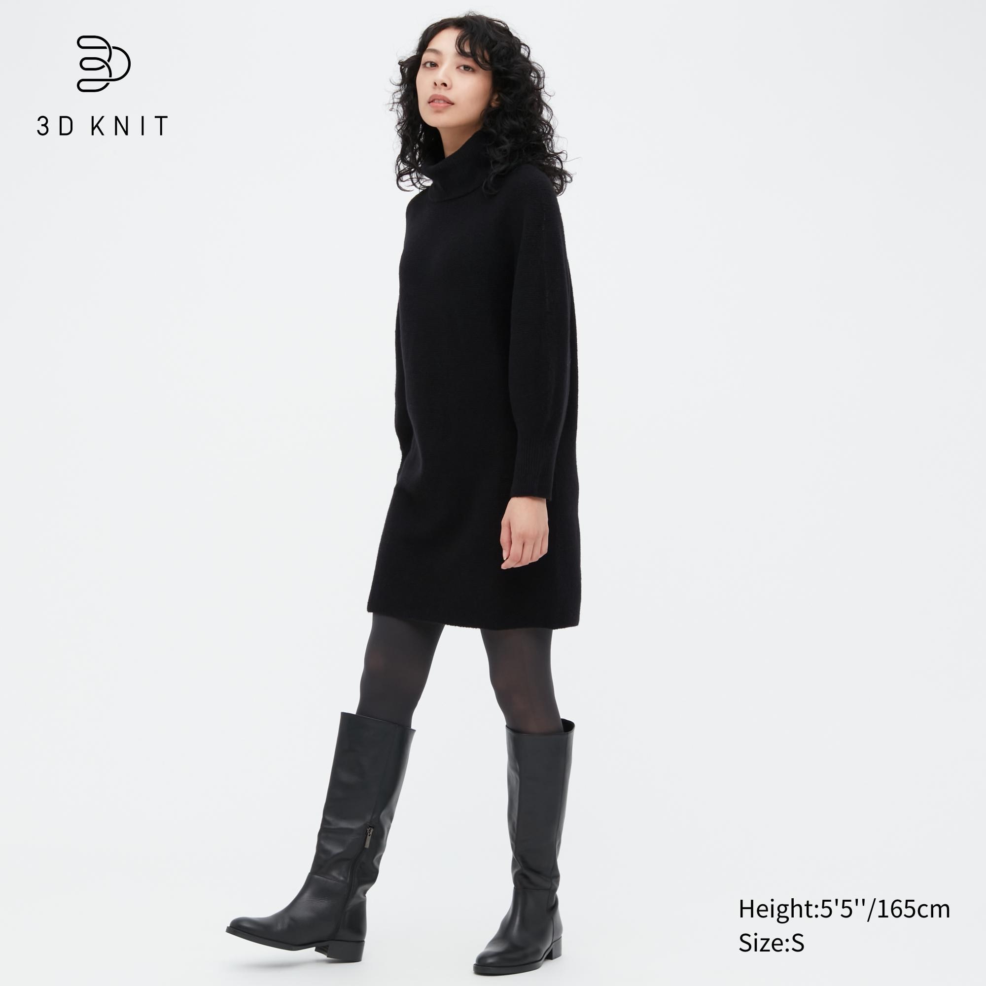 

Платье женское UNIQLO 453320COL09 черное XS (доставка из-за рубежа), 453320COL09