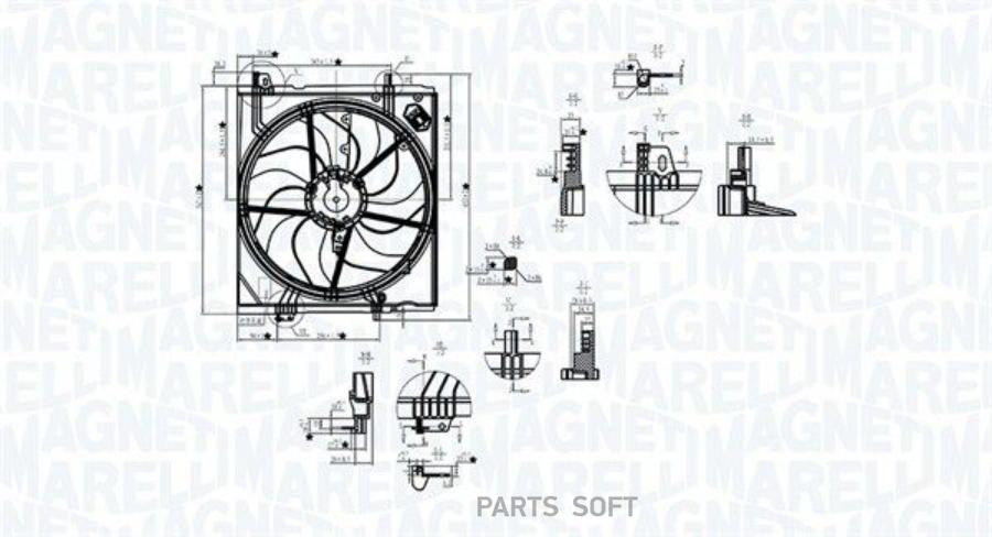 

Вентилятор Охл.Радиатора Magneti Marelli 069422787010