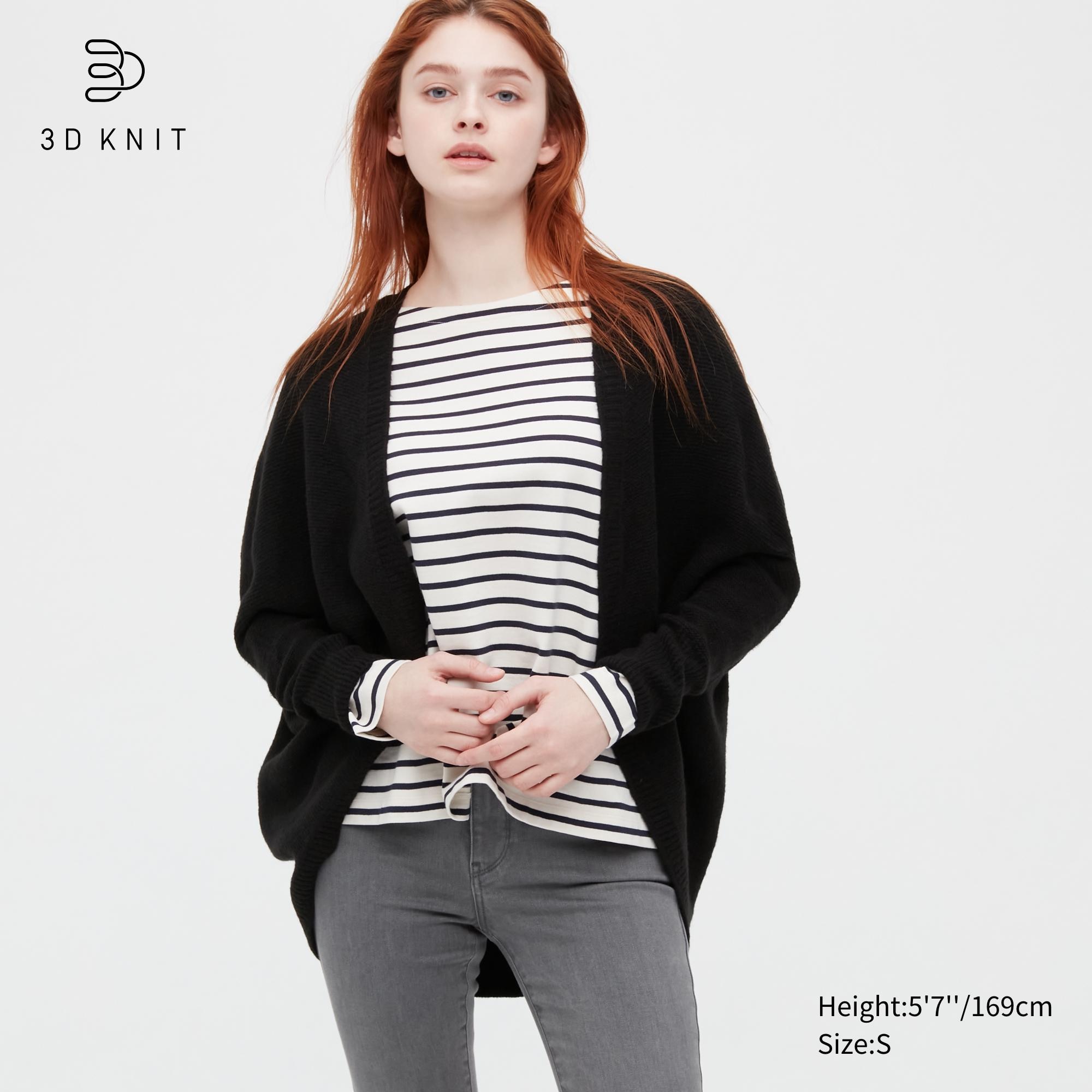 

Кардиган женский UNIQLO 451686COL09 черный XS (доставка из-за рубежа), 451686COL09