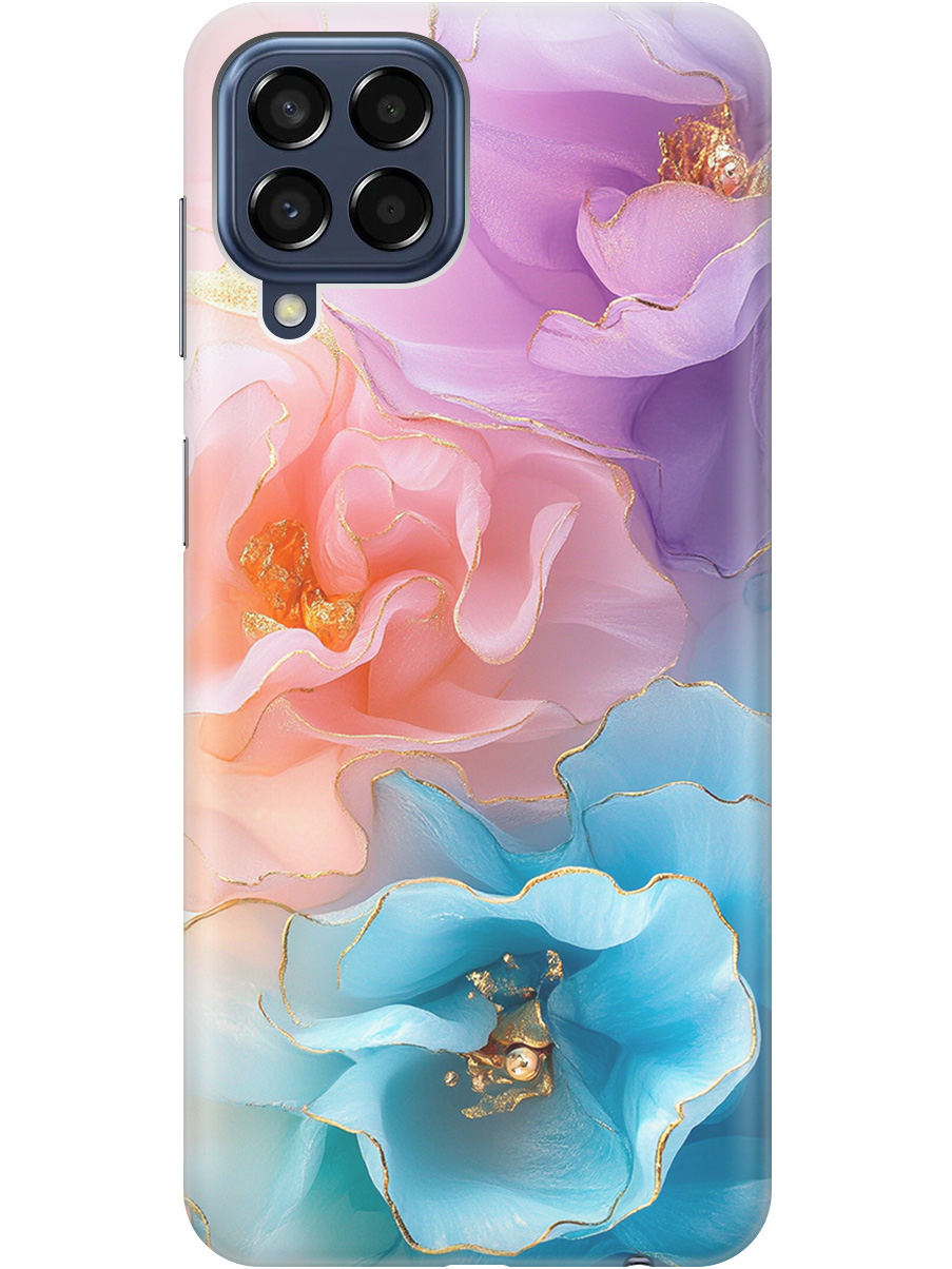 

Силиконовый чехол на Samsung Galaxy M33 5G с принтом "Изумительные цветы", Прозрачный;фиолетовый;голубой;оранжевый;розовый, 740187523