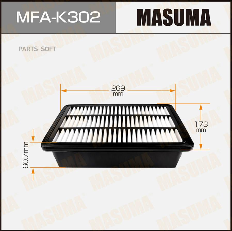 

Фильтр воздушный MASUMA mfak302