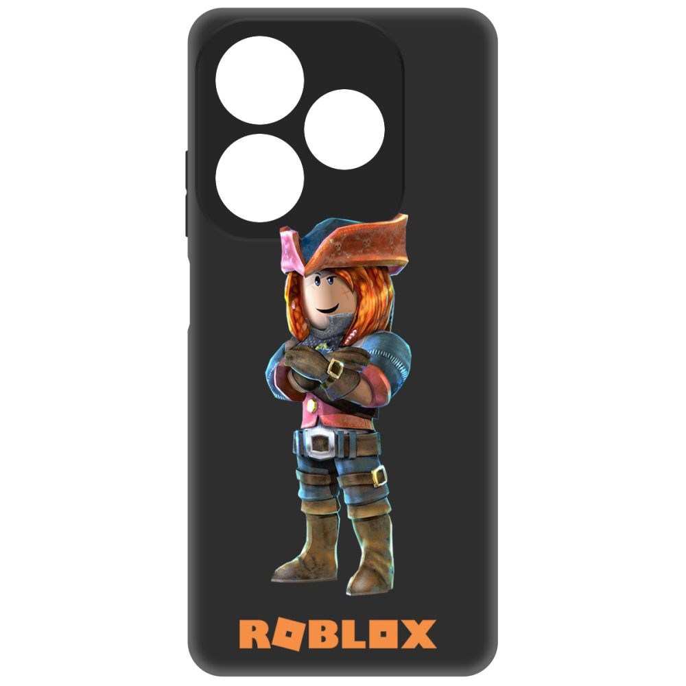 

Чехол-накладка Krutoff Soft Case Roblox-Эзебель для INFINIX Smart 8 черный