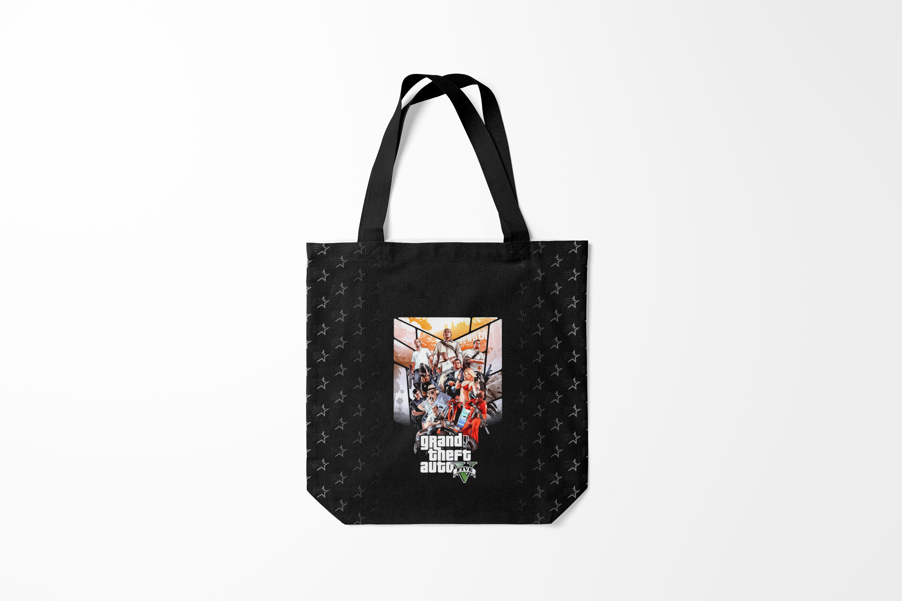 

Сумка шoппер унисекс Burnettie GTA Grand Theft Auto five, разноцветный, GTA Grand Theft Auto five