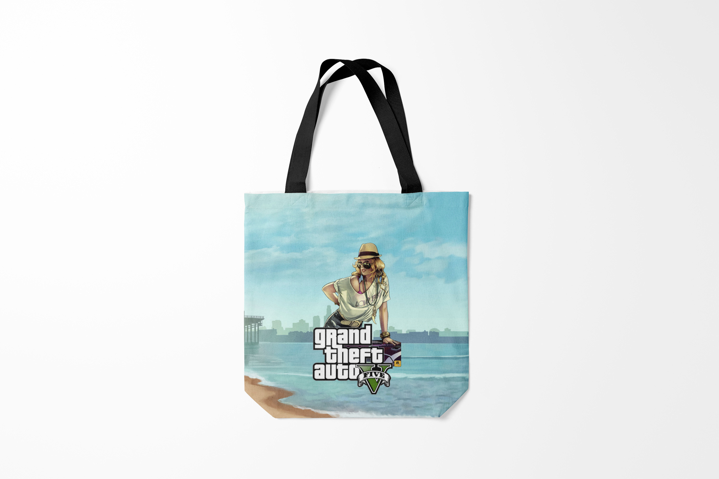 

Сумка шoппер унисекс Burnettie GTA Grand Theft Auto 5 девушка, разноцветный, GTA Grand Theft Auto 5 девушка