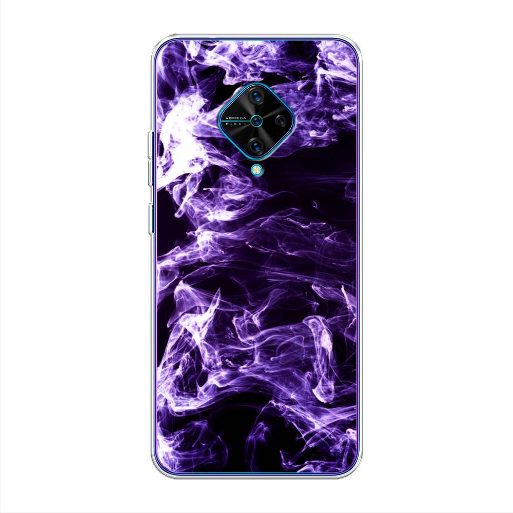 

Чехол для Vivo V17/Y9s "Фиолетовый дым", Фиолетовый;белый;черный, 261550-3