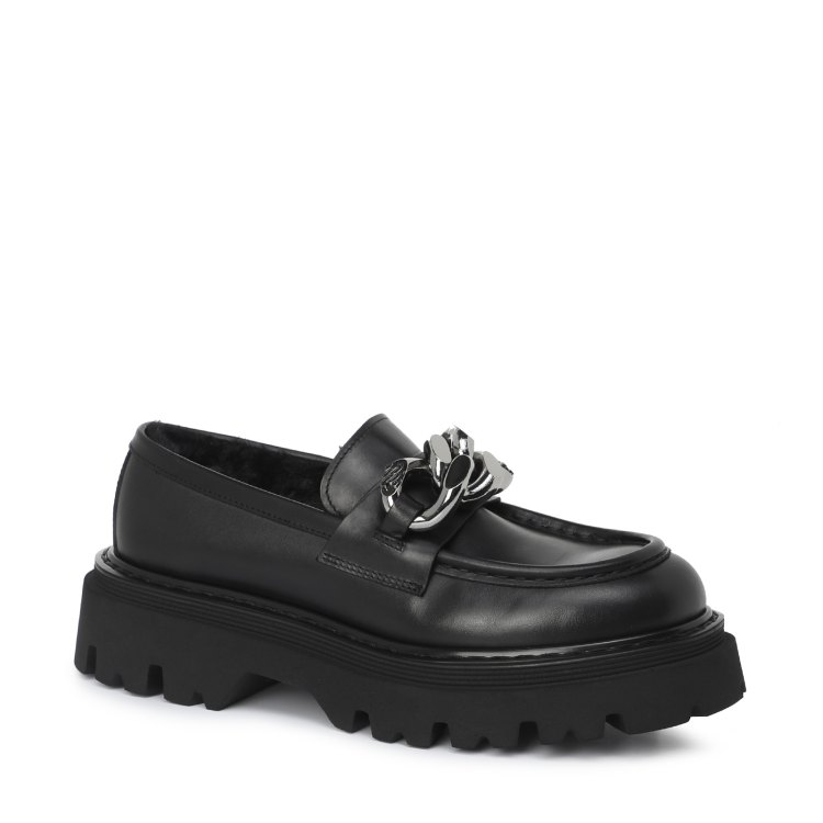 

Лоферы женские Casadei 1D225T0411 черные 35 EU, 1D225T0411