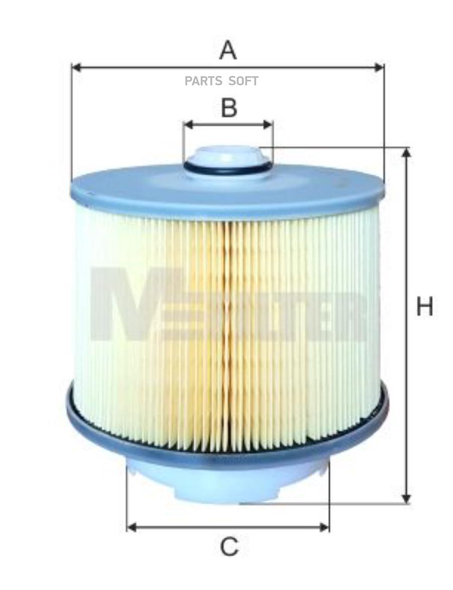 

M-Filter A8003 A8003 Фильтр Воздушный \ Audi A6 2.4-4.2Fsi 04>