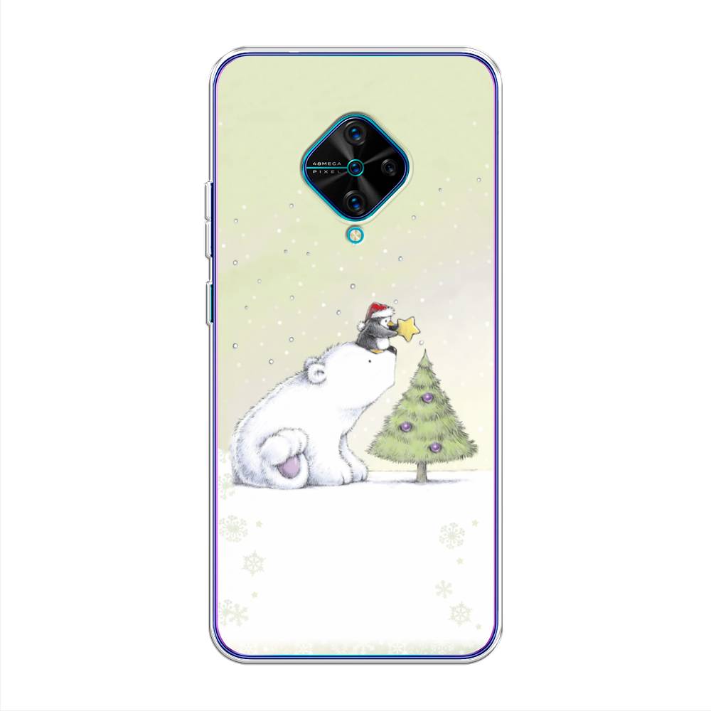 

Чехол для Vivo V17/Y9s "Украшение елки", Белый;бежевый, 261550-5