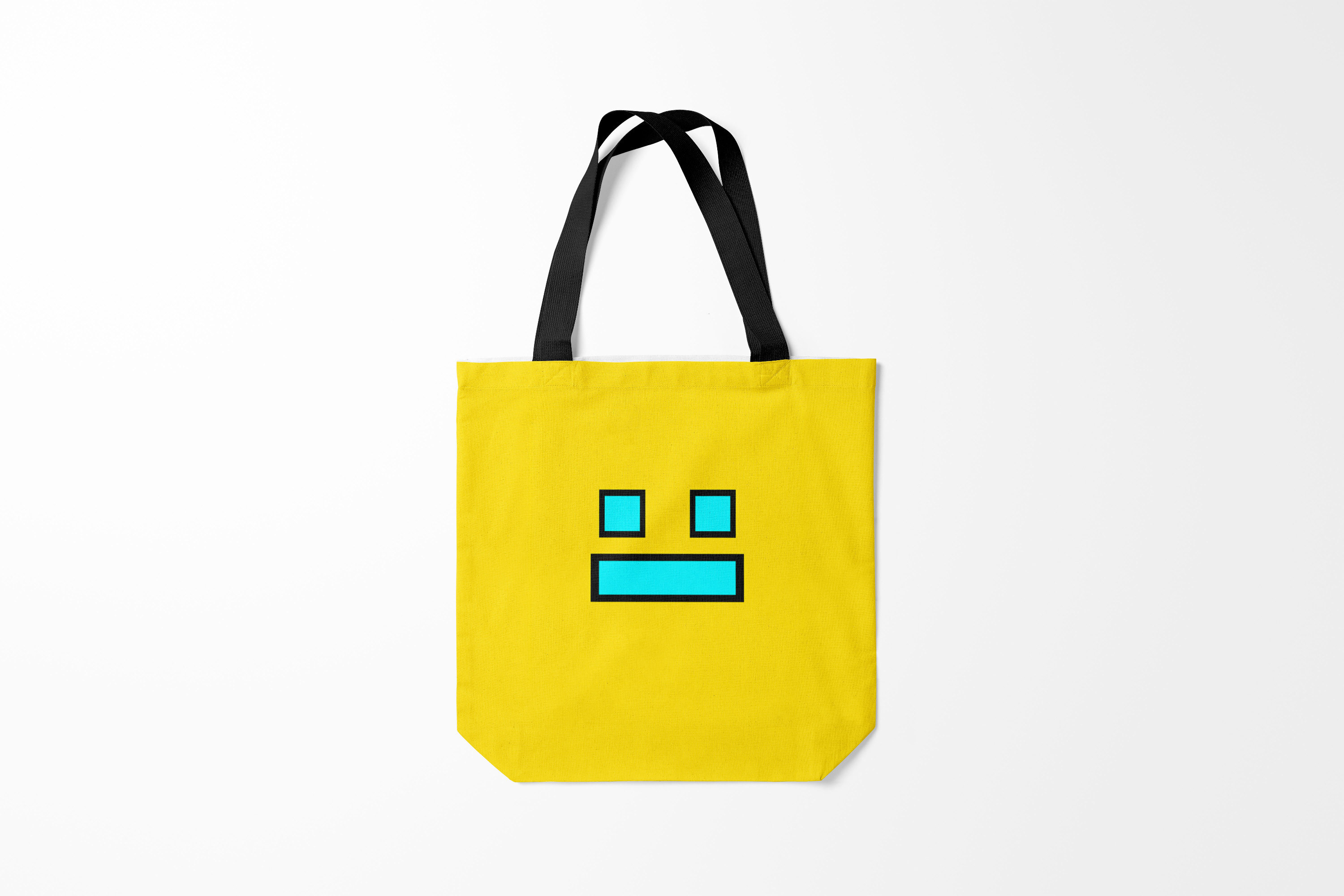 

Сумка шoппер унисекс Burnettie Geometry Dash Smile, разноцветный, Geometry Dash Smile