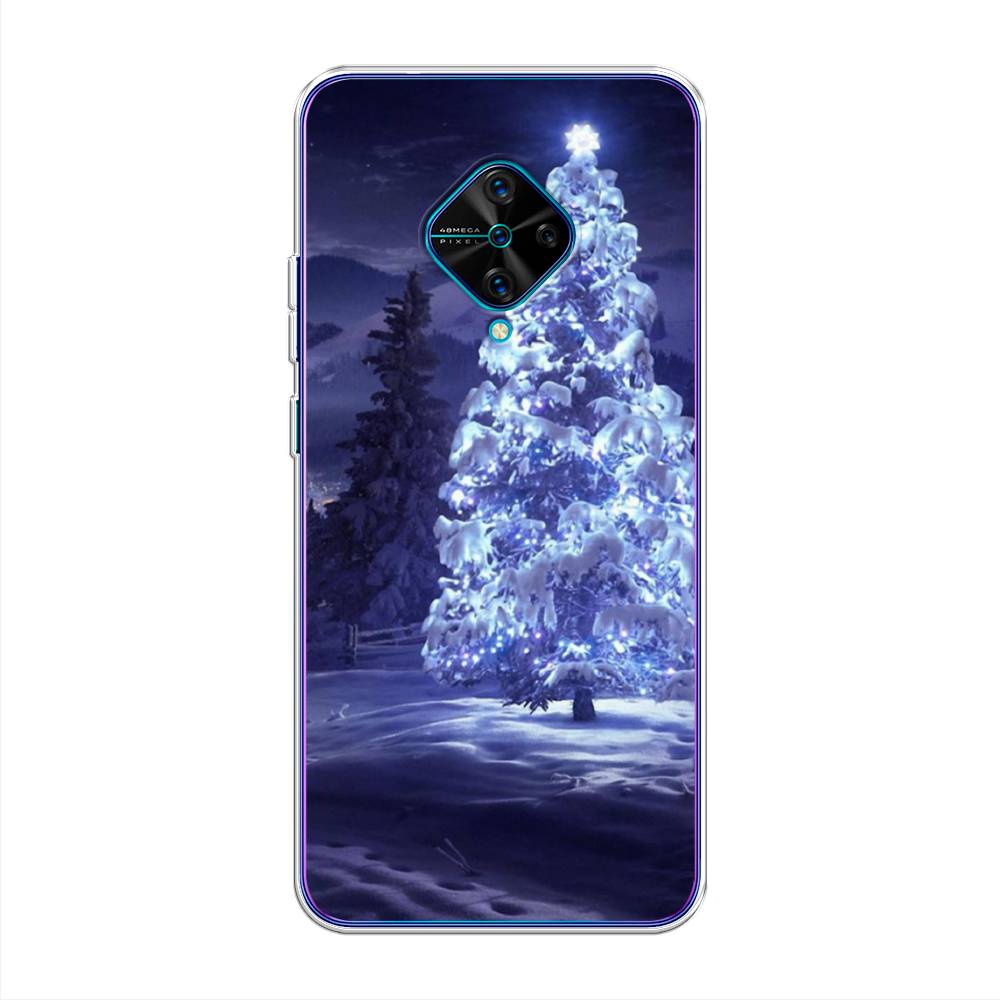 

Чехол для Vivo V17/Y9s "Зима 4", Синий;черный;белый, 261550-2