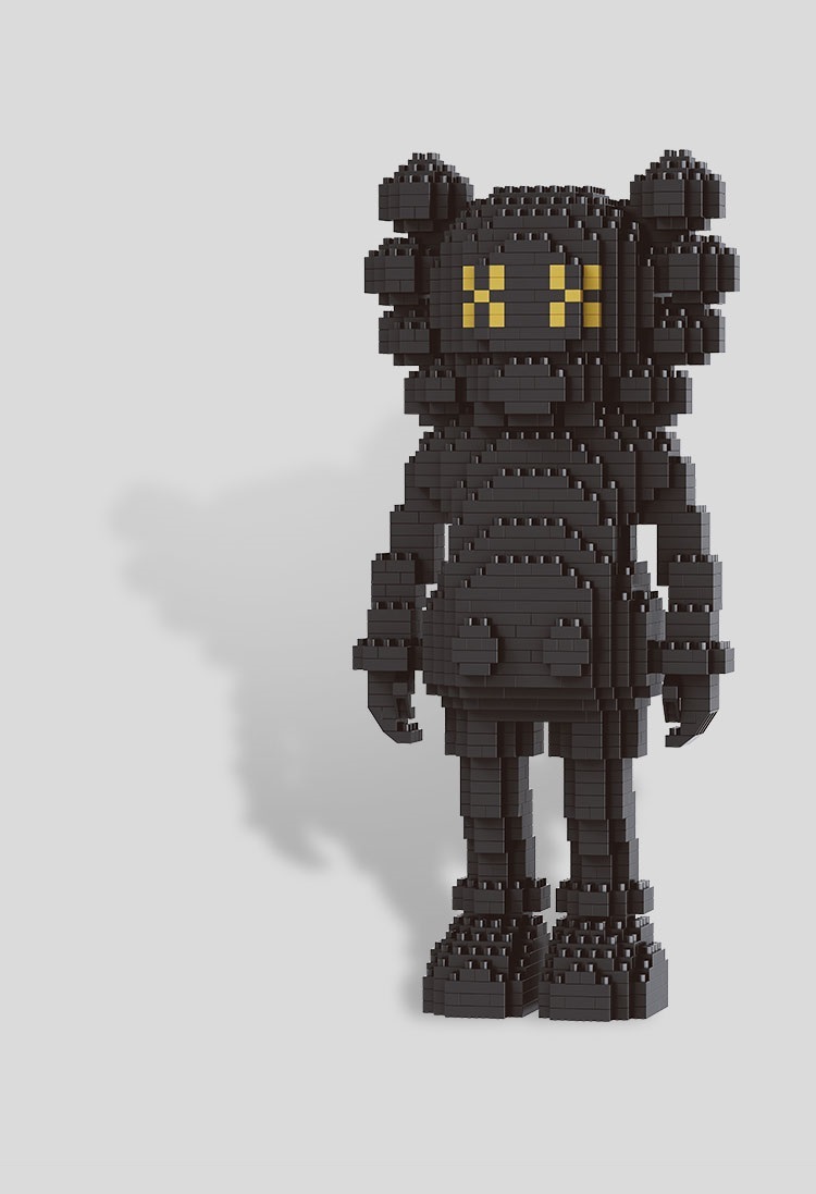 

Конструктор 3D из миниблоков Balody Kaws черная, 1326 дет - BA16239, BA16239
