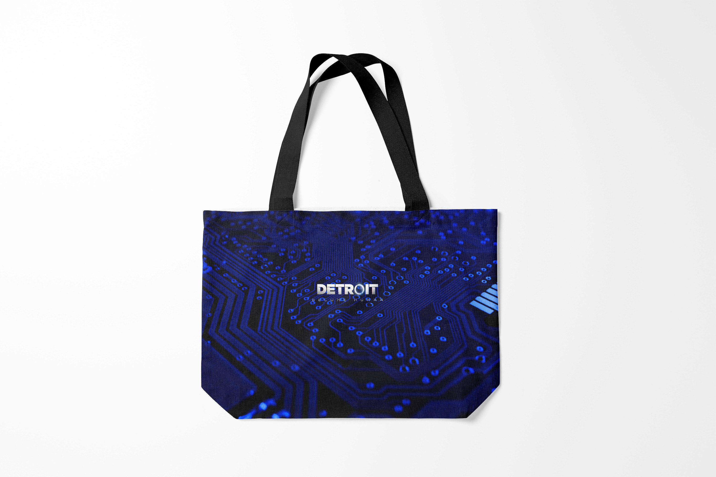 

Сумка шoппер унисекс Burnettie Detroit become human, синий, Detroit become human