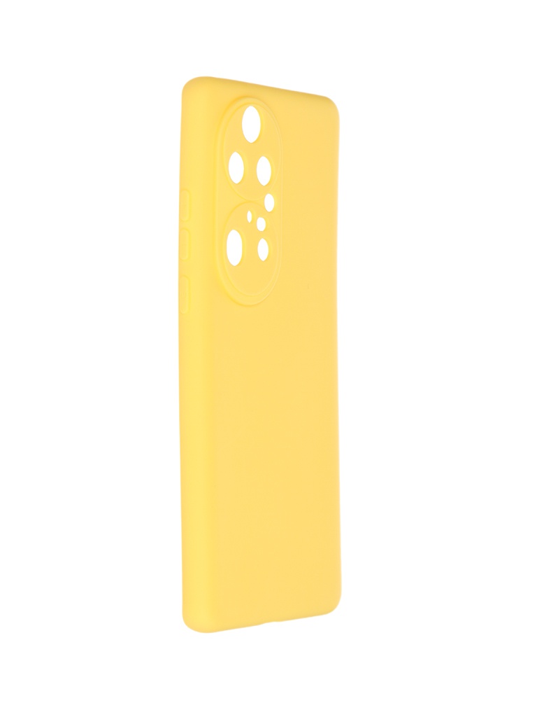 фото Чехол df для huawei p50 pro silicone yellow hwcase-104 df-group