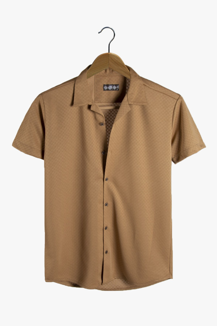

Рубашка мужская Terapi Men 26245 бежевая 2XL (доставка из-за рубежа), 26245